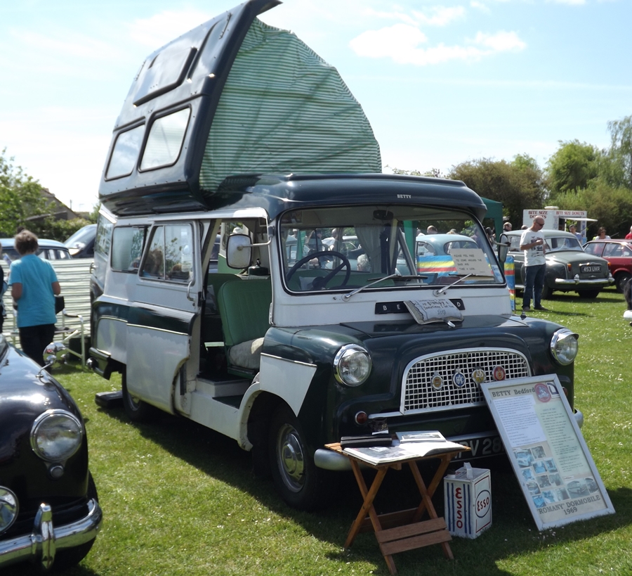the Bedford Camper, more familiar in its Dunlop, Milkfloat or Evening News guise.