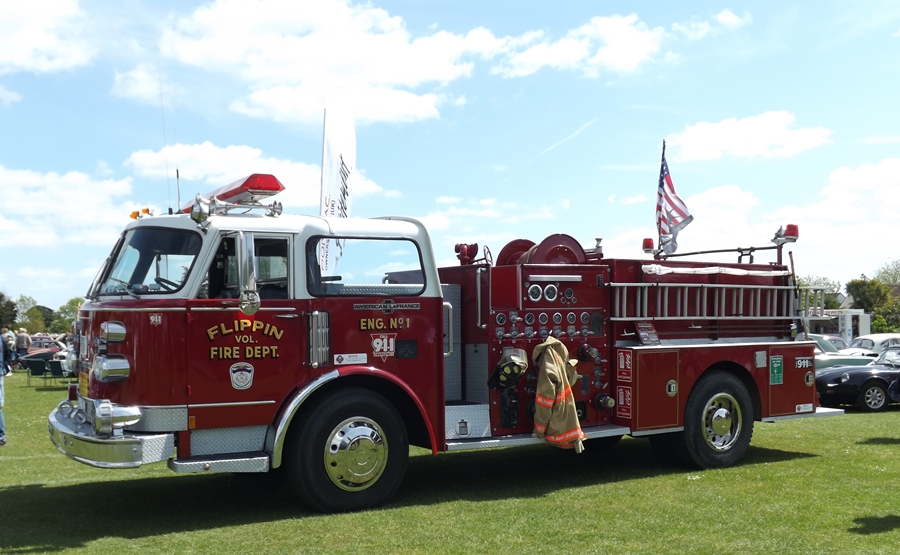 An American fire engine was about the last thing I expected to see but here it is.