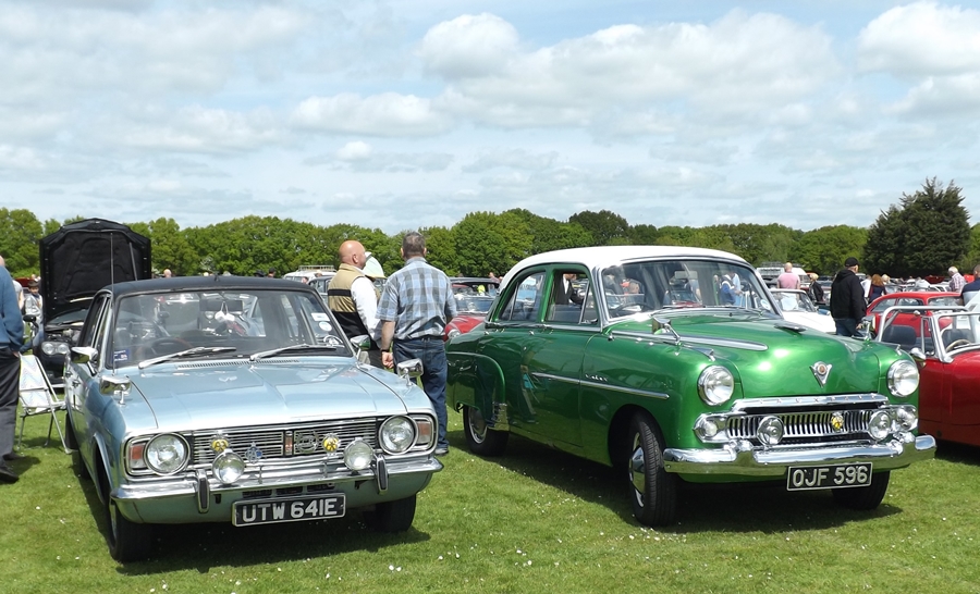 Ford Cortina and Vauxhall Cresta