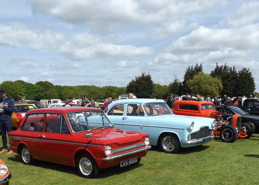 Hillman Imp, Ford Zodiac and Deuce Coupe