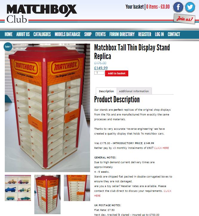 Matchbox Club replica display stand..JPG