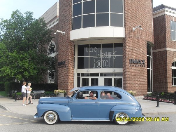 Fully loaded on a 2 week road trip to the Henry Ford museum.  Car was still in pieces a month or so prior.