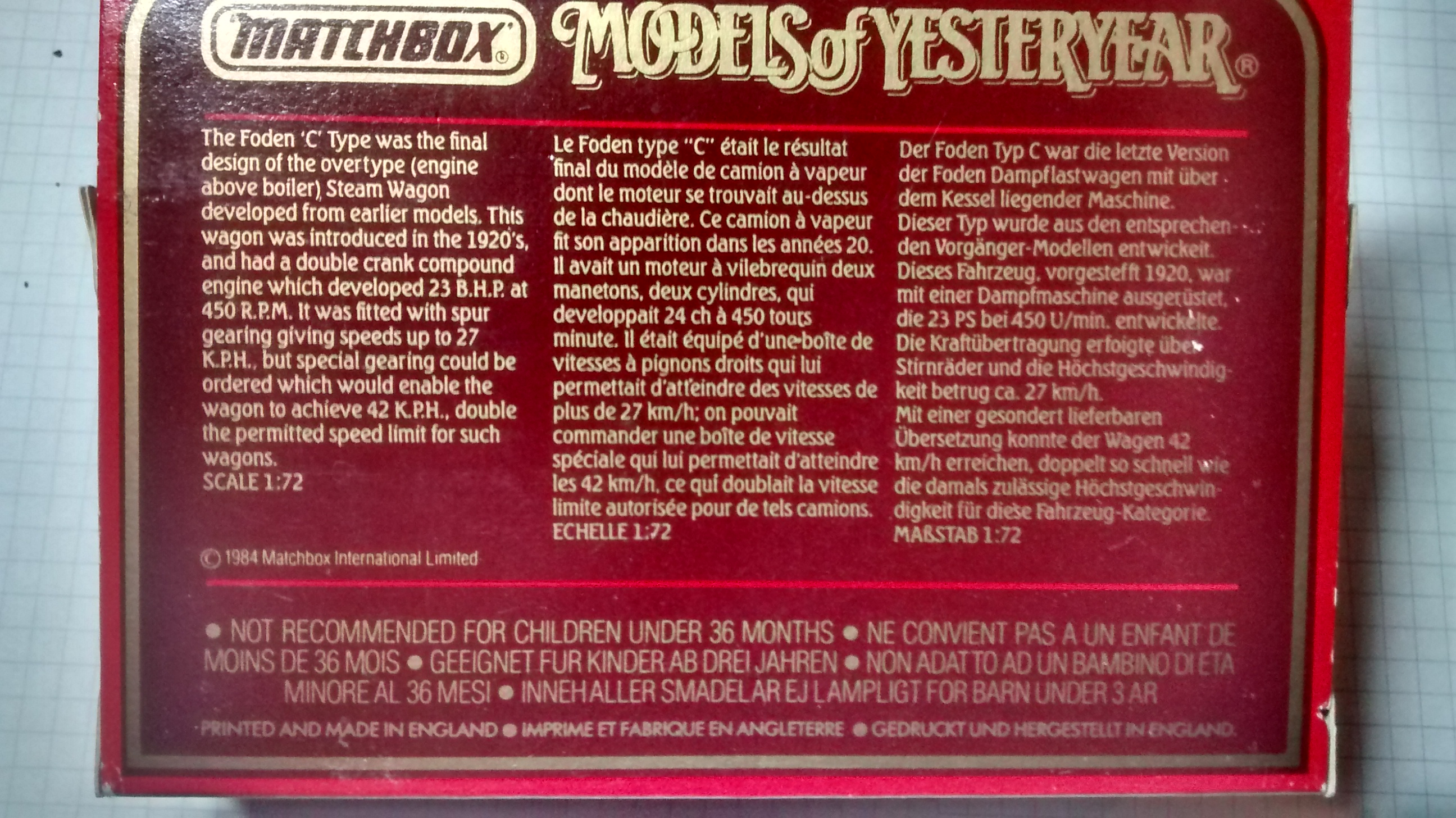 Back of box