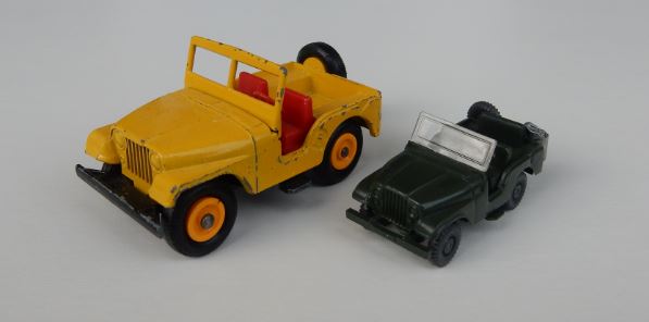 Jeep	Matchbox 1962 / Wiking 1966<br />Jeep Wiking 1962 / Matchbox 1966