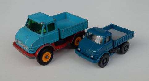 Unimog 406 Matchbox both 1967