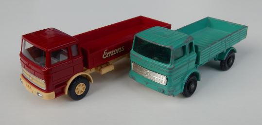 MB covered truck Matchbox 1968 / Wiking 1965