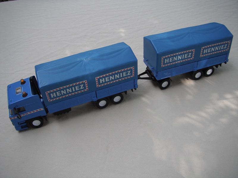 Blue cab  &quot;Henniez&quot;