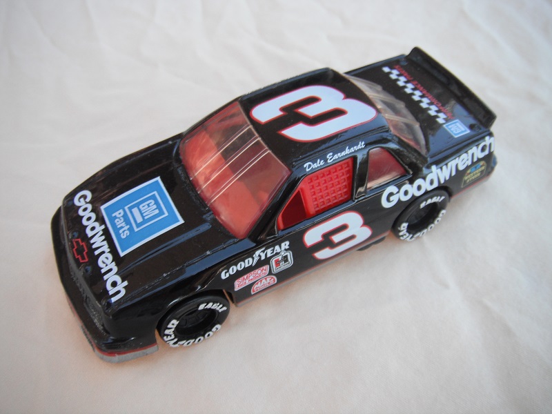 3. PP/Black body w/various racing logos/black China base/red int/clear windows/Goodyear Eagle in white on wheels/&quot;Goodwrench&quot; &amp; &quot;3&quot;.