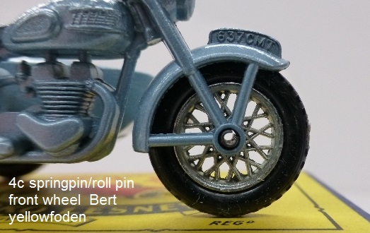 4c production model with thin braces with roll pin front wheel