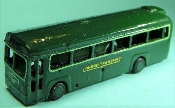 Custom Dark Green Paint over Factory Green Bus, Decal Lettering (1).JPG