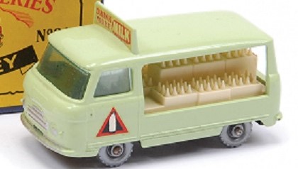 A Commer milk float with reversed load.jpg