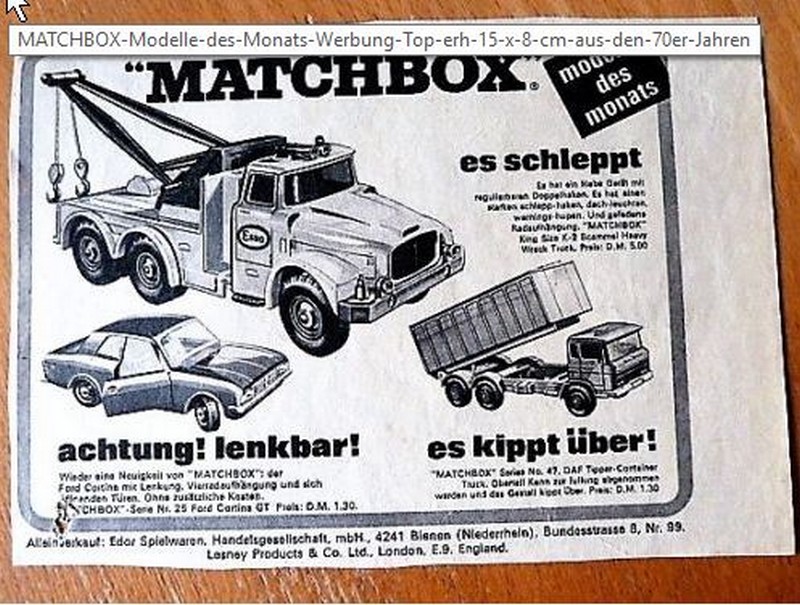 MATCHBOX Modelle des Monats - Werbung, Top erh. 15, x 8 cm.jpg