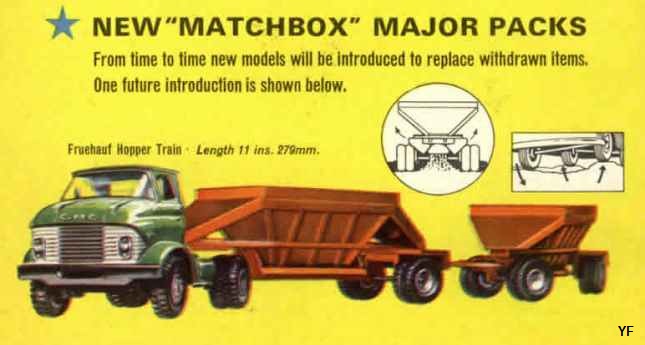 1964 pocket catalogue featuring M4 GMC in green and orange