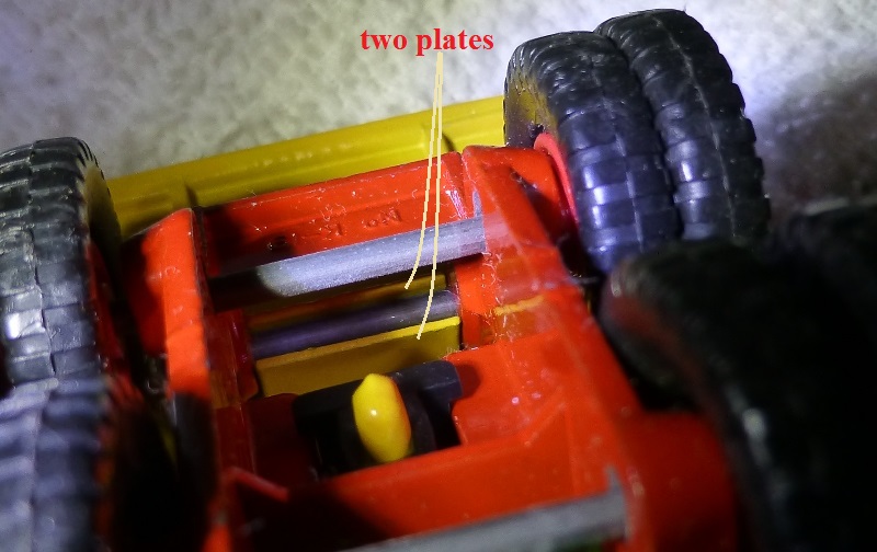 K19 showing two plates either side of tipper axle