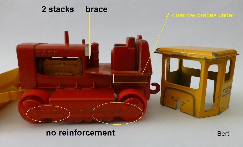 K17A Case Dozer early production casting