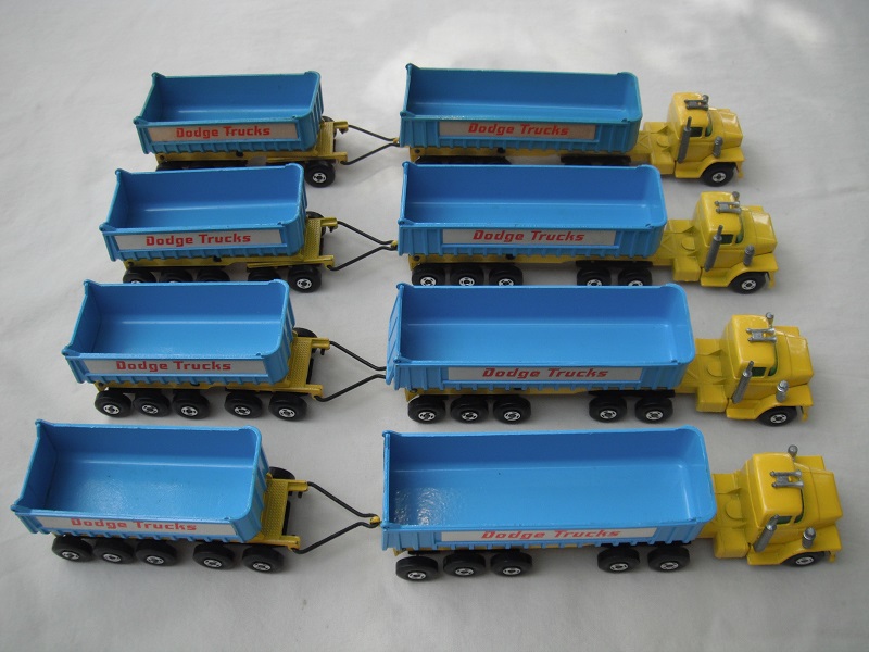 K16A Dodge Tractor with Twin Tippers blue & yellow group pic#3.jpg