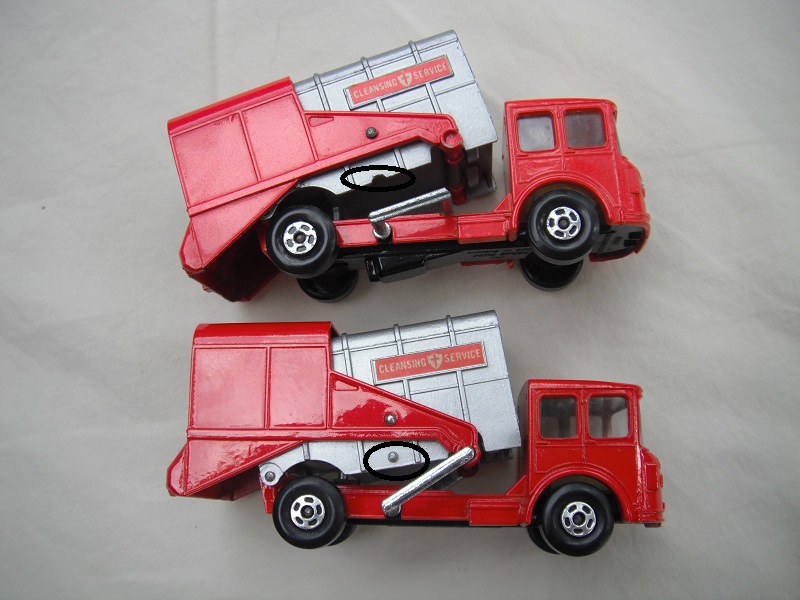 K7B S.D. Refuse Truck red body type A or type B tipper side pic#2.jpg