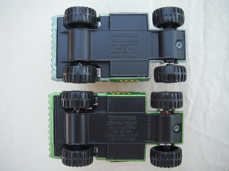 note the black rectangular addition to the rear axle