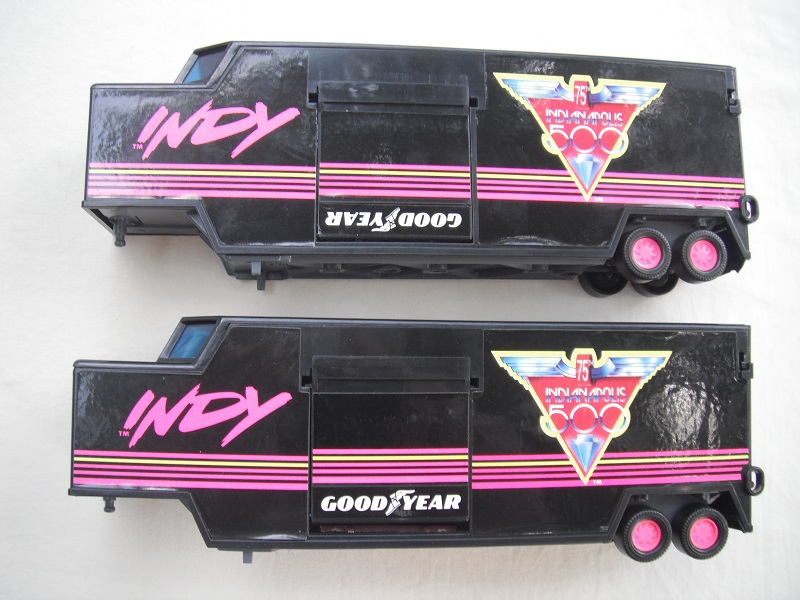 K136A Racing Car Transporter upside down Goodyear on side door.jpg