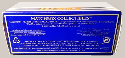 MATCHBOX COLLECTIBLES Box.JPG