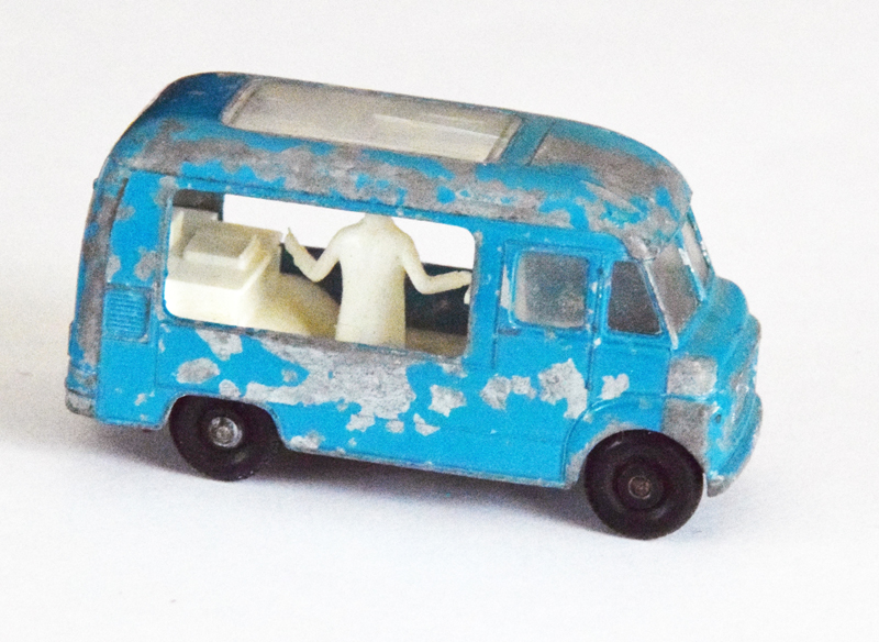#47b Commer Ice Cream Van before restoration