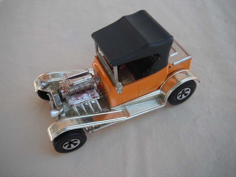 14. Orange body/light gold plated chassis/K50-53 Speedkings base/no steps/wheels: 5SC fwd, L5SC rear.