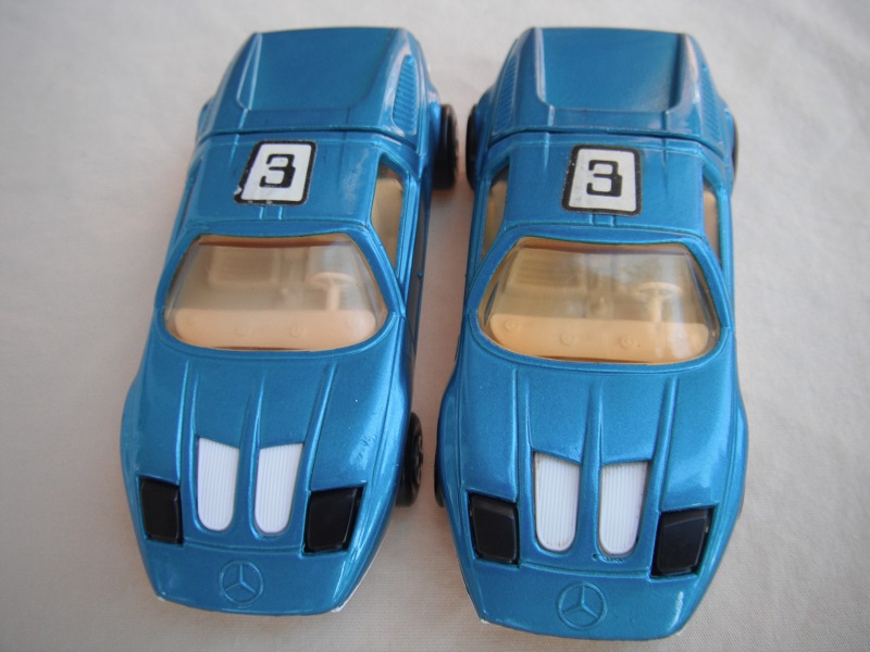 K30A Mercedes C111 blue body with light amber or amber windows.jpg