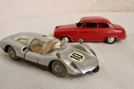 Schupo Porsche and Märklin Borgward 1/43