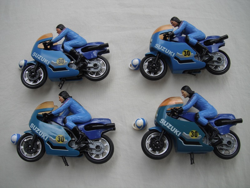 K81A Suzuki Motorcycle blue with driver facial variations pic#2.jpg