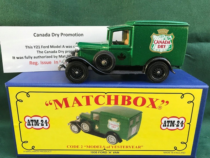 ATM24 Model A Ford Van Canada Dry green & blk chassis 1 of 12.jpg