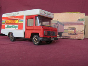 This is the Aguti truch with the brand &quot;Matchbox&quot;.