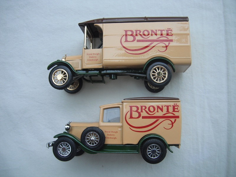 ATM16 1930 Ford Model 'A' Van Bronte Bakery different models.jpg