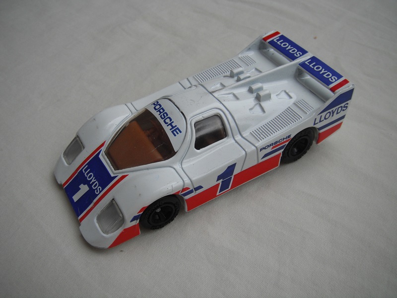 1. White, dark blue &amp; red body/white base/China/clear windows/brown interior/unchromed wheels/Lloyds #1.