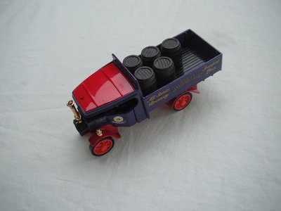 13.Foden Steam Wagon/purple cab &amp; bed/red roof/red chassis/red base/YY027/SA/China/red Y spoke wheels.