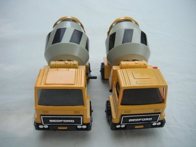 K26B Cement Truck black stripes clear or amber windows