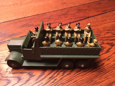 Troop Carrier with soldiers
