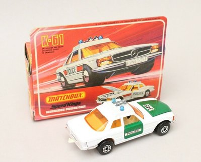 K61A Mercedes 350SLC Police Car Polizei with white interior pic#2