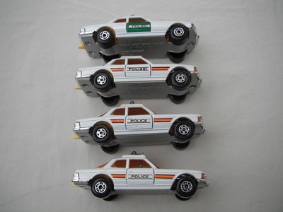 K61A Mercedes 350SLC Police Car wheel variations pic#2