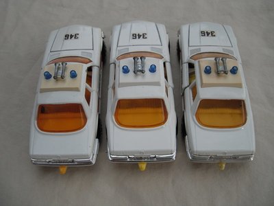 K61A Mercedes 350SLC Police Car window variations pic#2