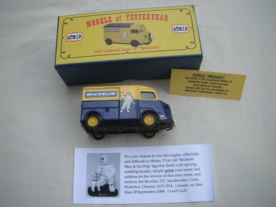 ATM10 1947 Citroen Type 'H' Michelin with cert