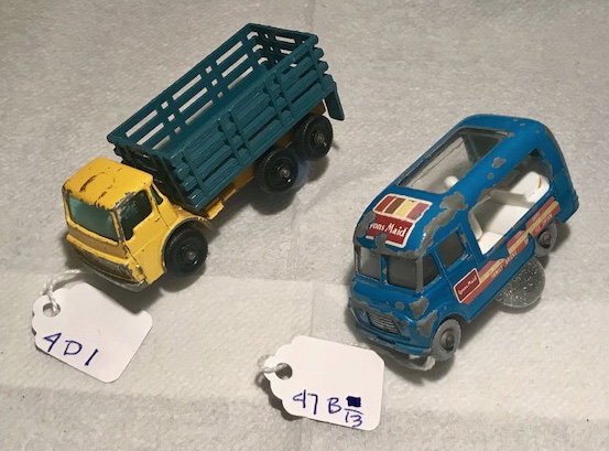 Blue stake Cattle Truck and GPW Ice Cream Van