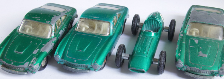 Ferrari and Aston colours