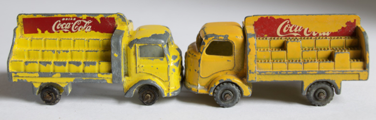 Benbros and Matchbox Coca Cola Karriers