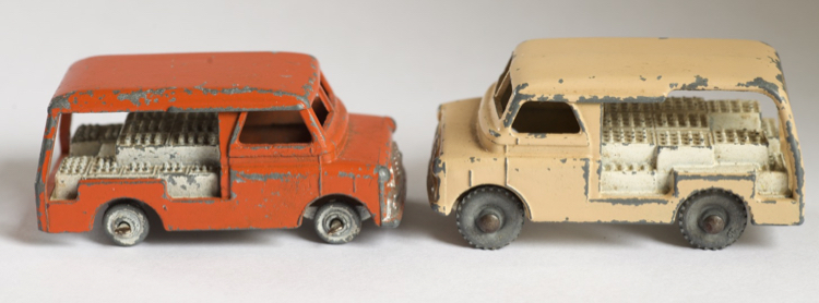 Benbros and Matchbox Bedfords
