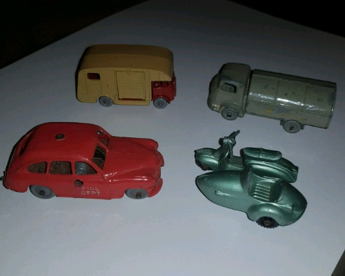 A Few from Haydock today. The seller told me that the red fire dept standard vanguard is an early Mettoy (forerunner of corgi) with a wind up mechanism and plastic body. Any further info on this item would be appreciated.